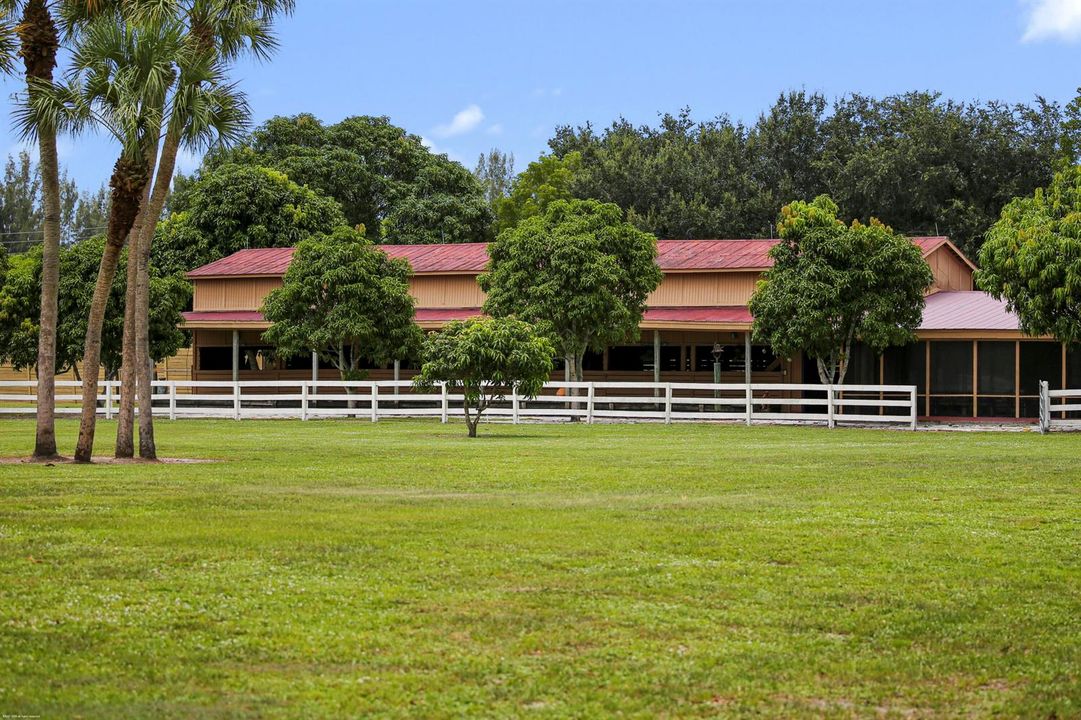Front Elevation of the Stable