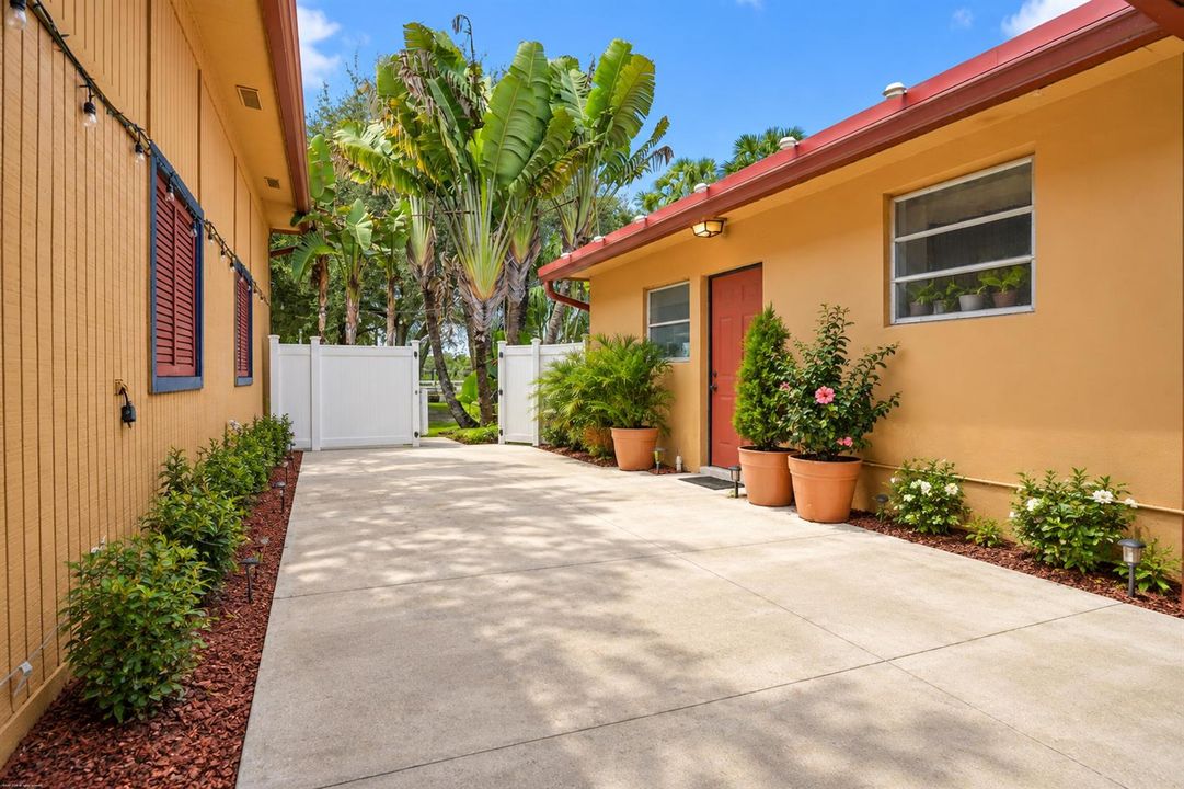 Entry Courtyard to staff apartments