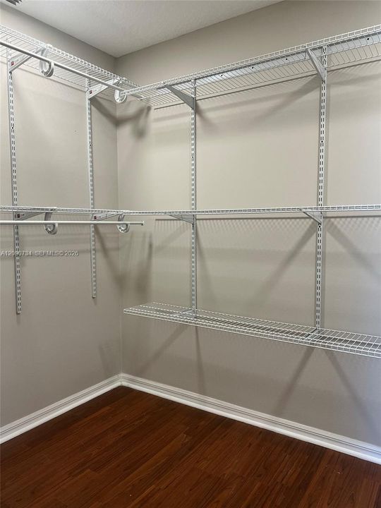 Master closet
