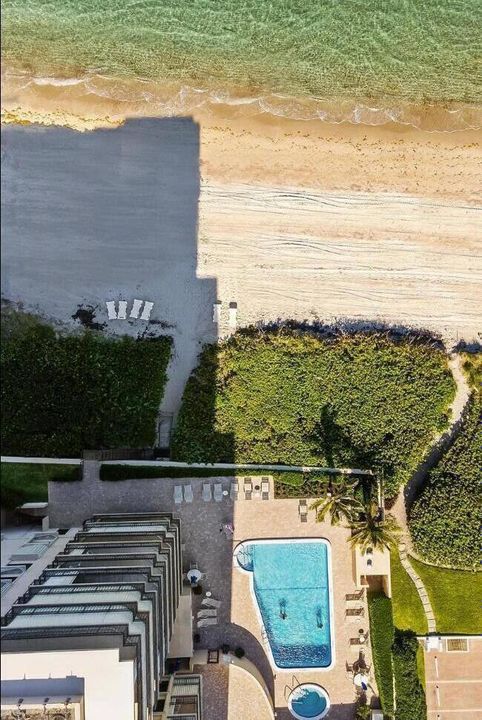 Beach access aerial