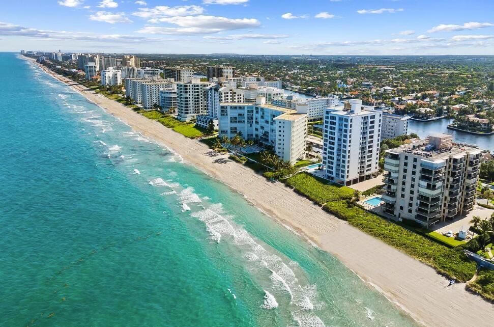 Set on a private beach