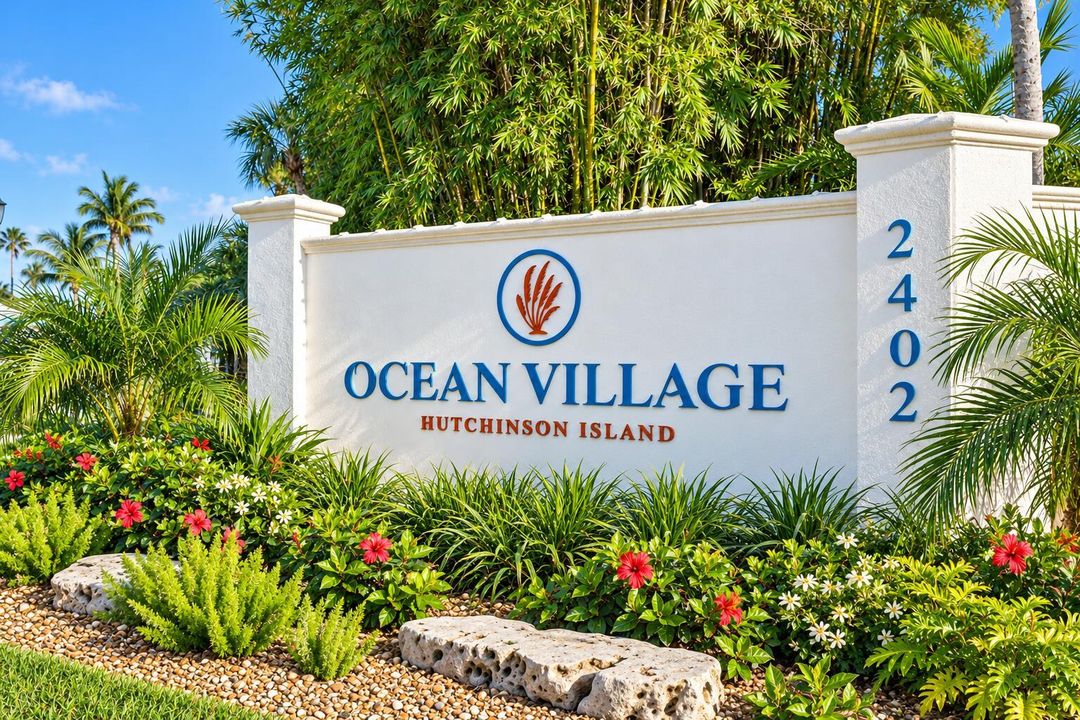 Ocean Village Sign