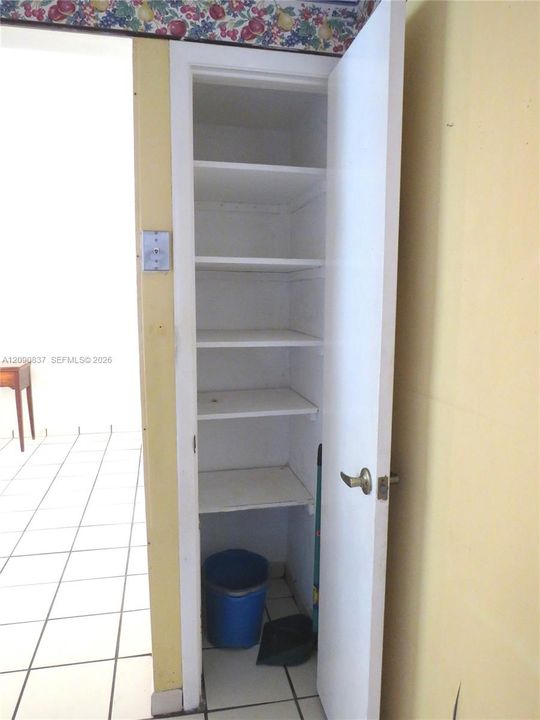 Closet in the Kitchen
