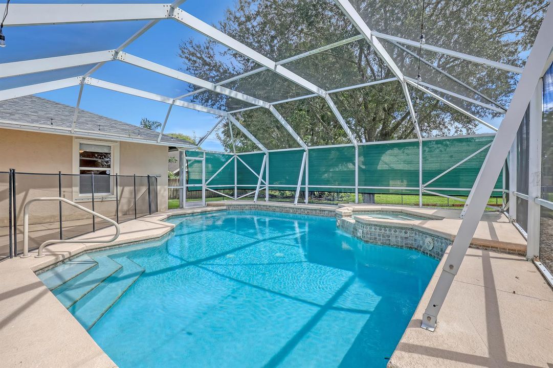 Caged Pool and spa