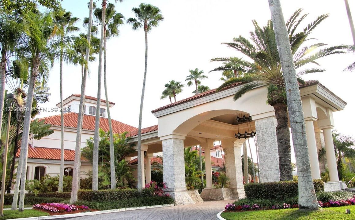 Country Club Entrance