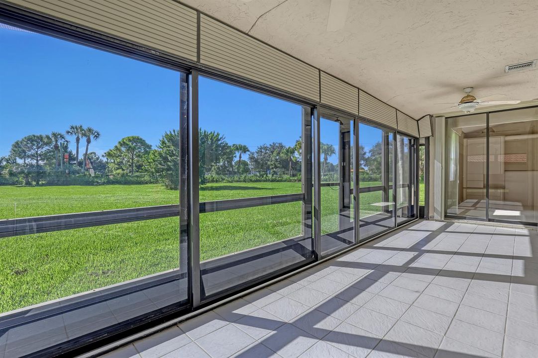 Spacious outdoor living