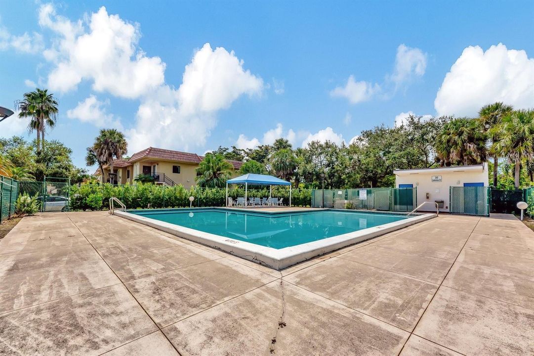 Community pool just steps away!