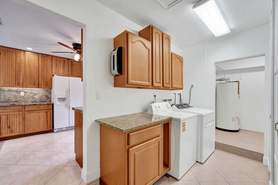 Laundry from Kitchen