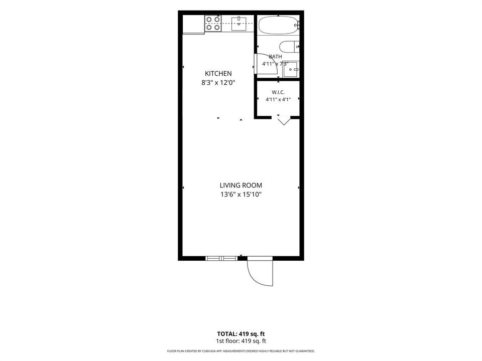 Floorplan - Studio