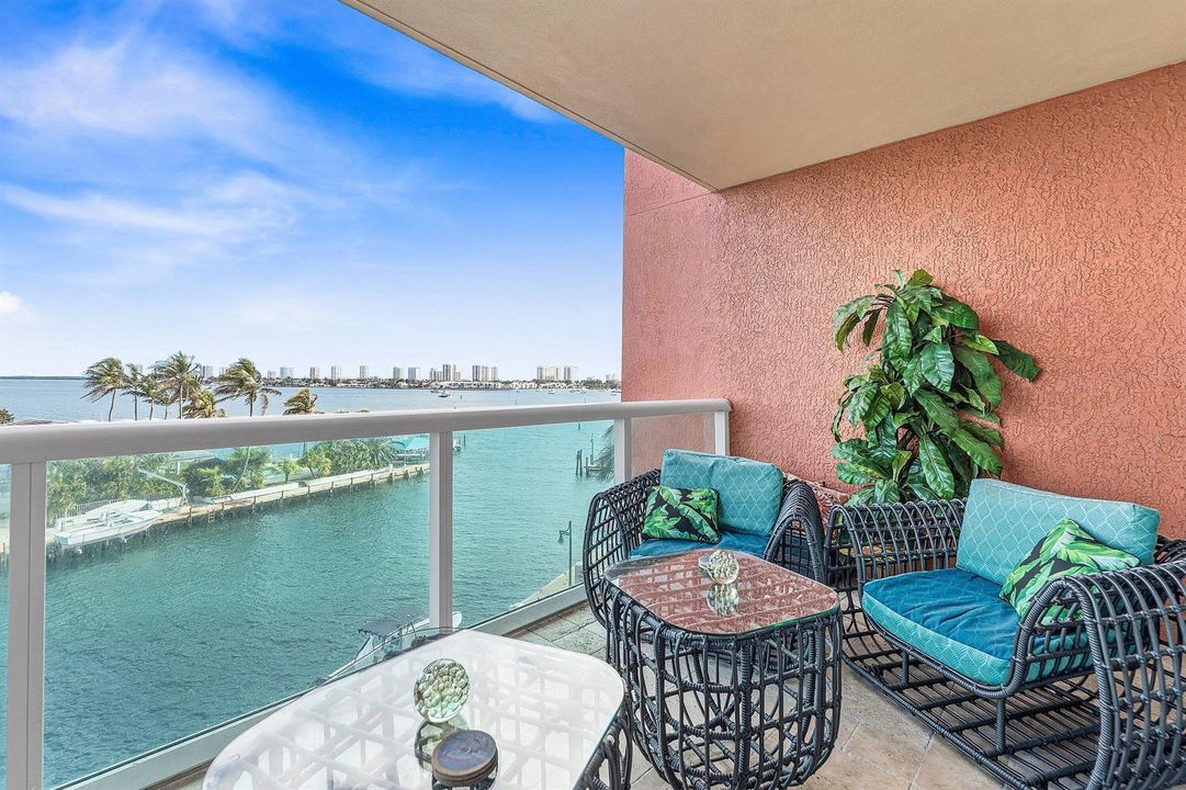 Private Covered Balcony