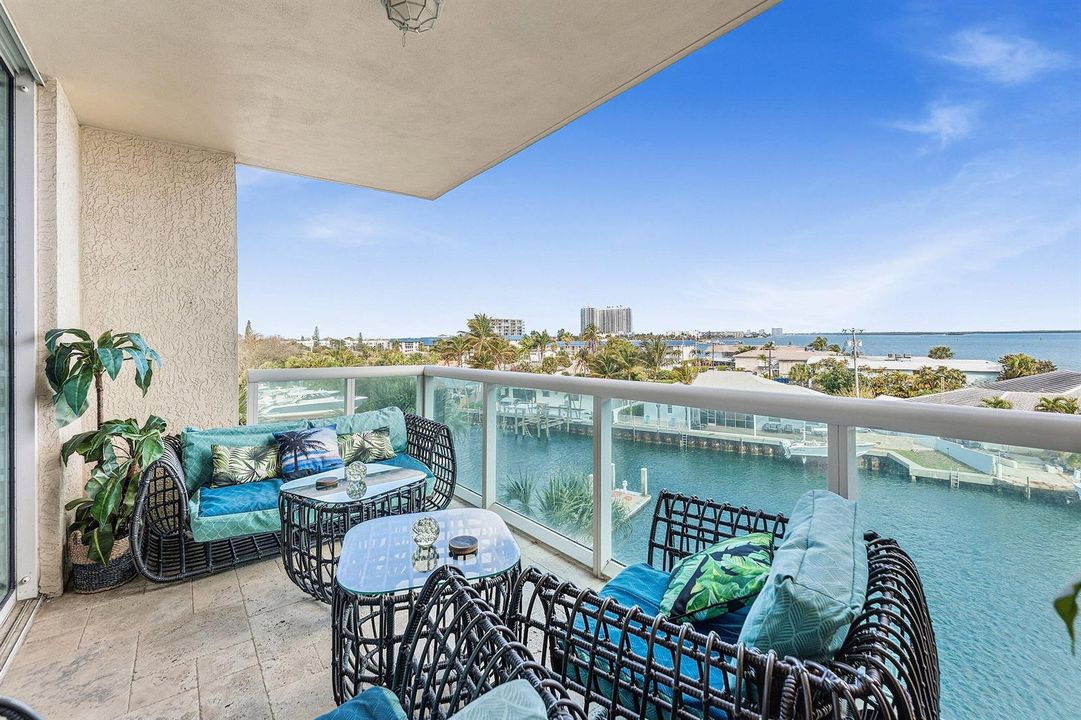 Private Covered Balcony