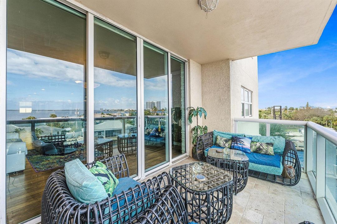 Private Covered Balcony