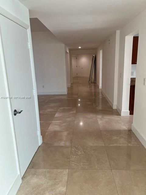 View from bedroom hall to entryway