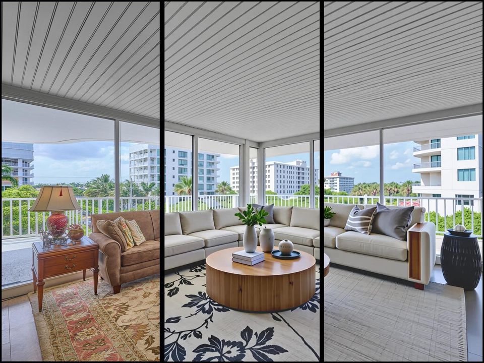 3 panels of decorating choices