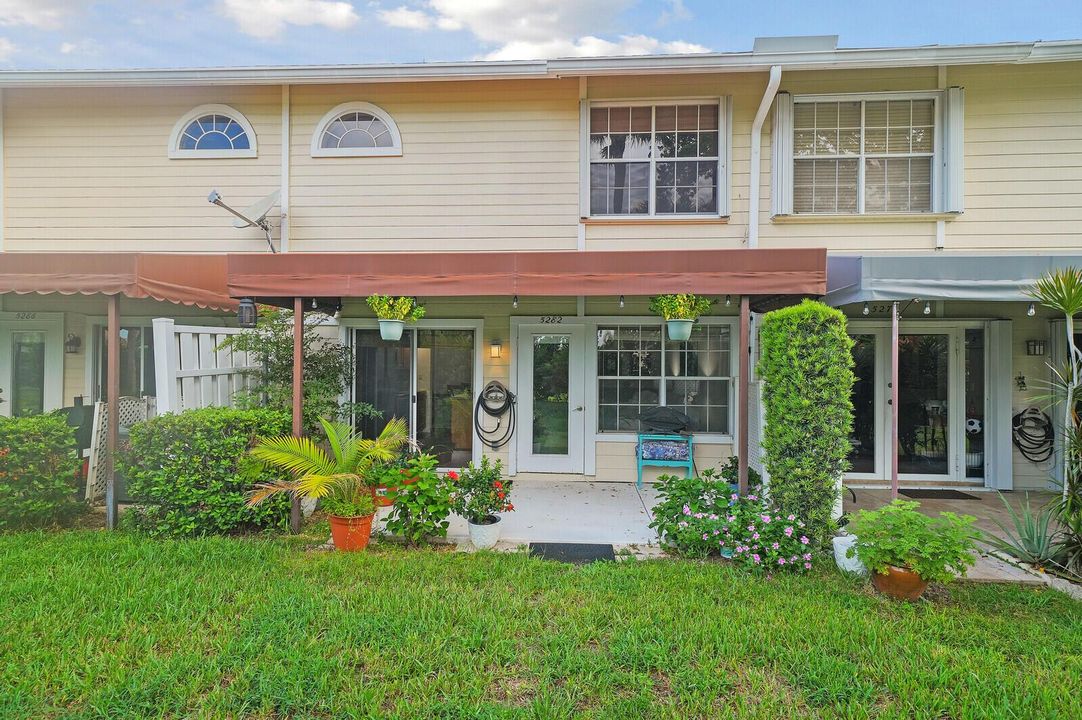 Covered patio