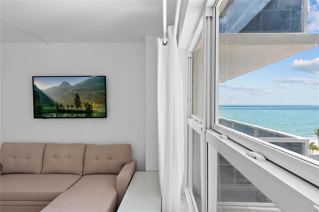 Ocean views from bedroom