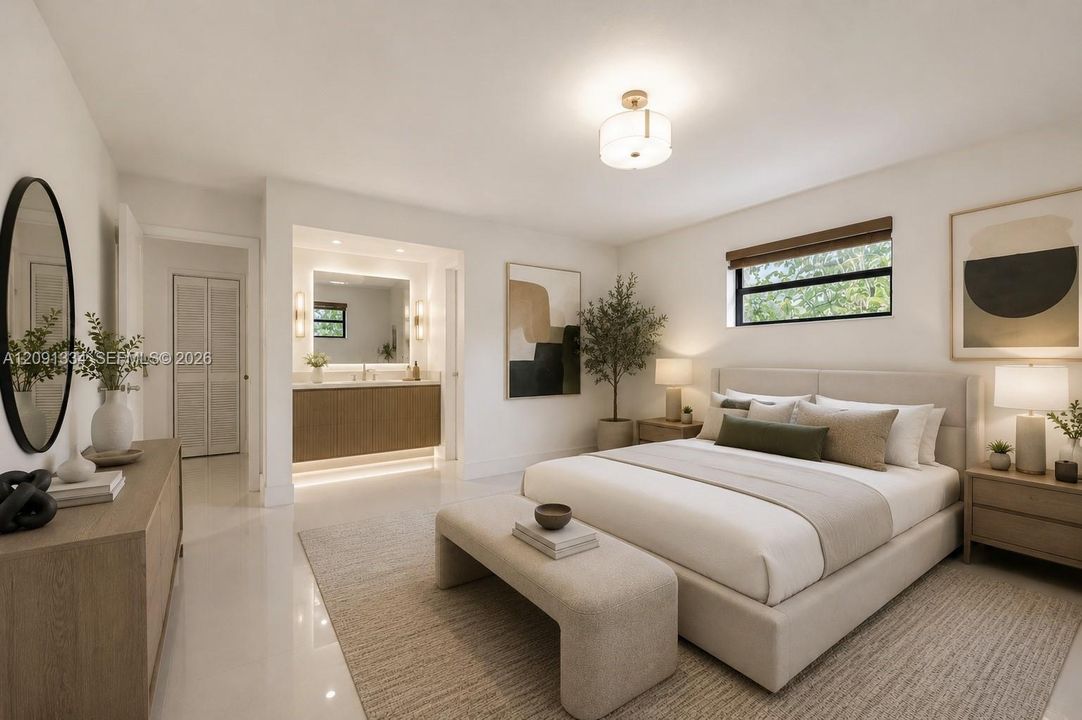 Virtually modernized house