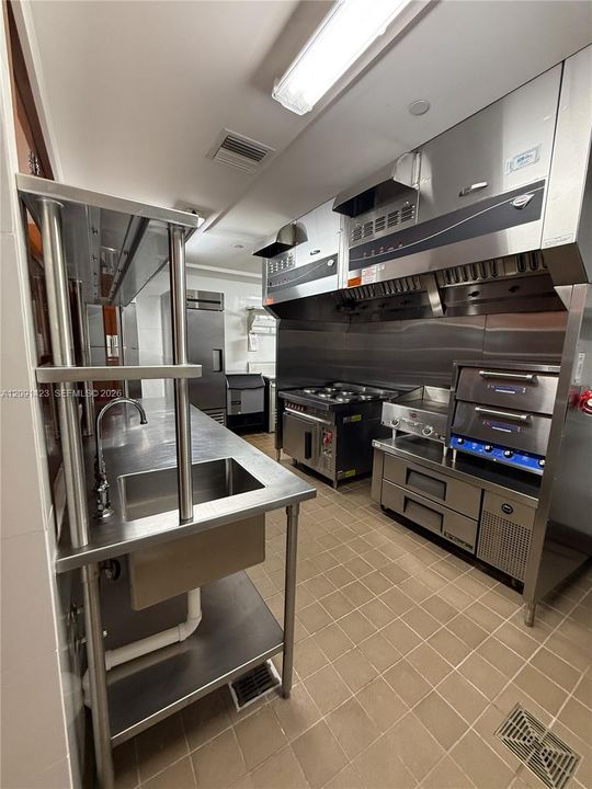 Commercial kitchen for party room