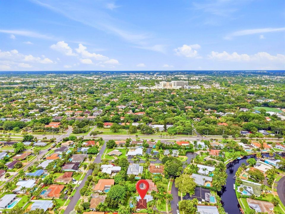 Panoramic to North