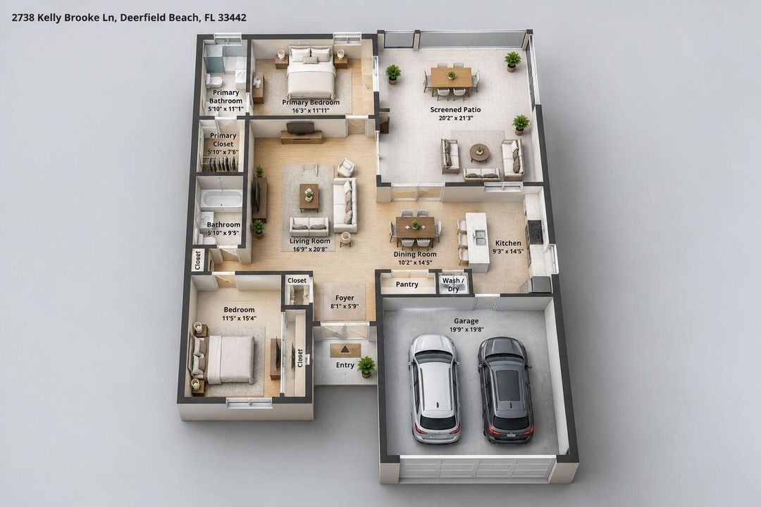 3D floorplan
