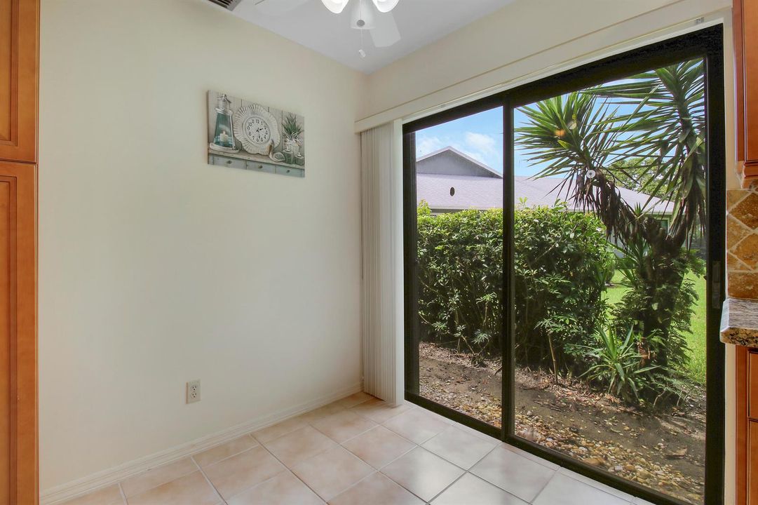 kitchen with doorway to side yard