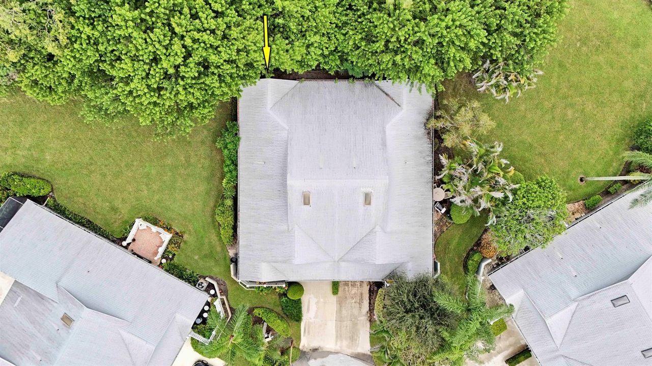 Aerial - new roof