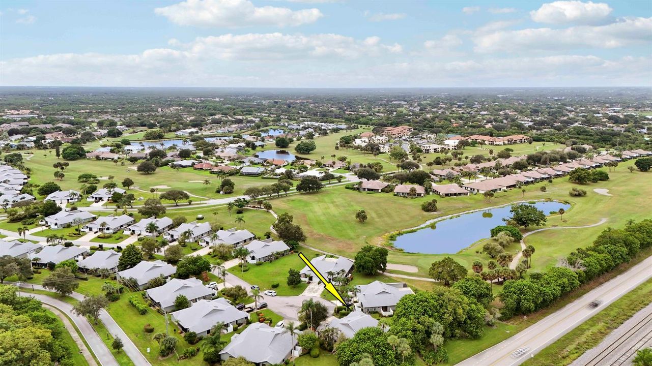 Aerial culdesac and golf II