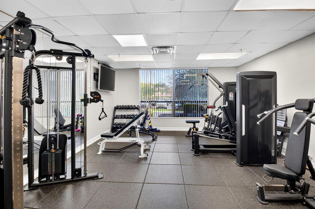 Country Club New Weight Room