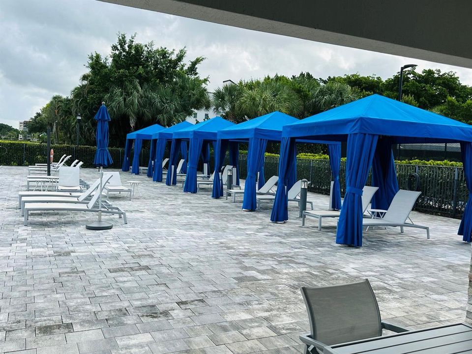 Avalon Clubhouse-Pool cabanas