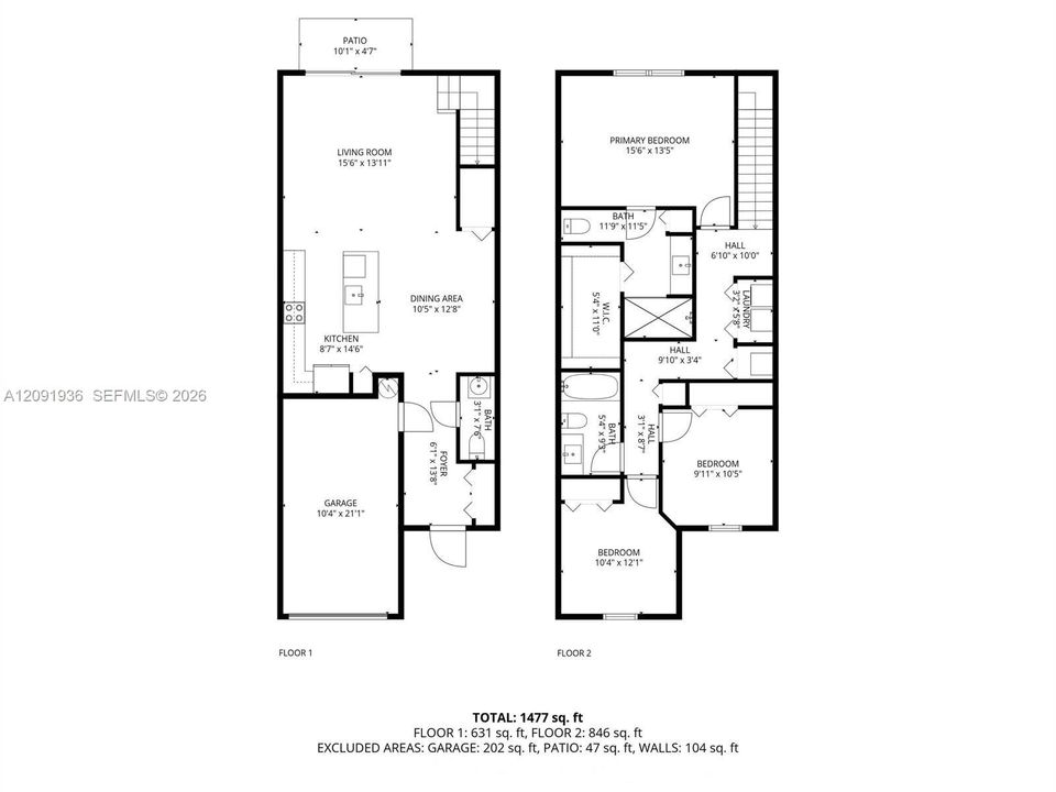 For Rent: $3,100 (3 beds, 2 baths, 1628 Square Feet)