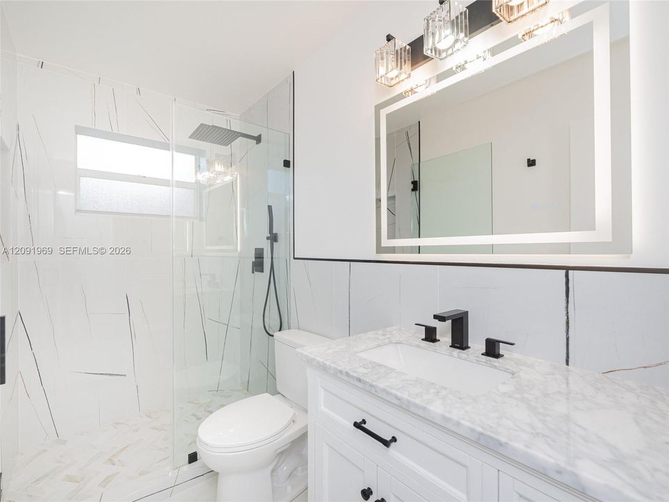 2nd Bathroom/w Walking Shower