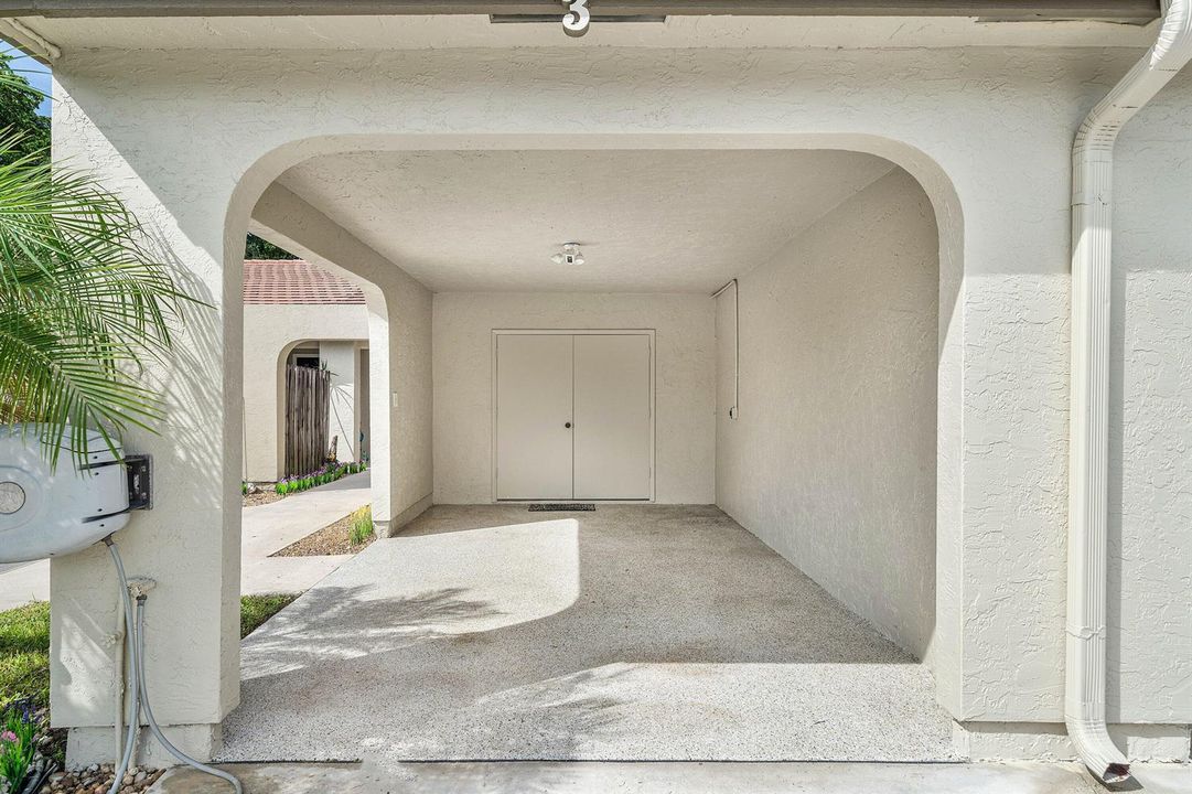 Carport with electrical Hookup