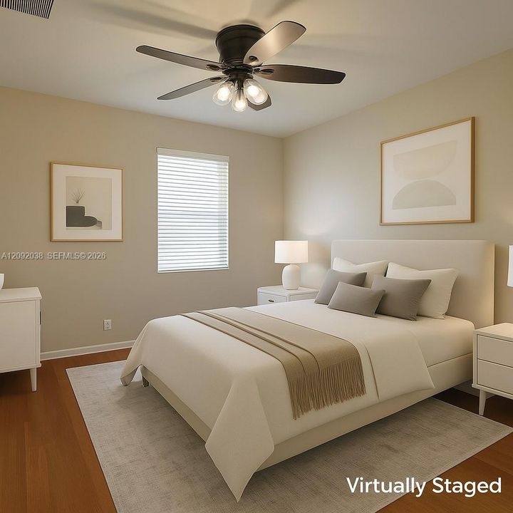 Virtually Staged - Bedroom 3.