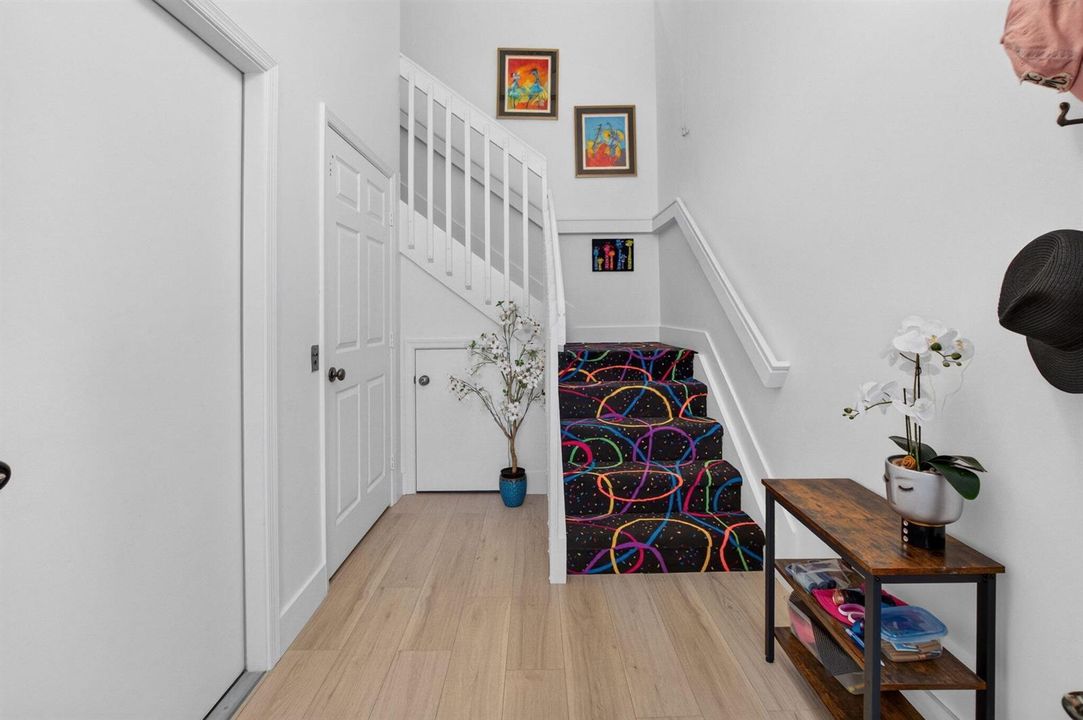 FOYER-STAIRS TO MAIN LIVING AREA