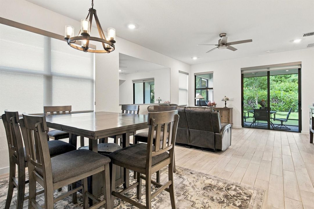 Open concept Dining Area
