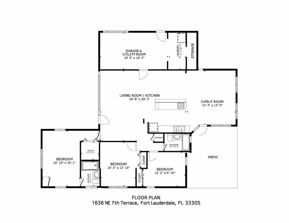 Floor Plan REV - 1636 NE 7th Terrace