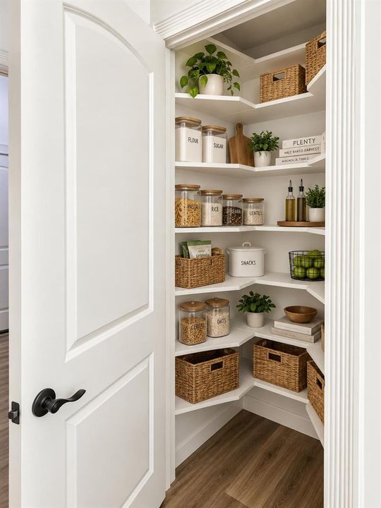 AI staged pantry