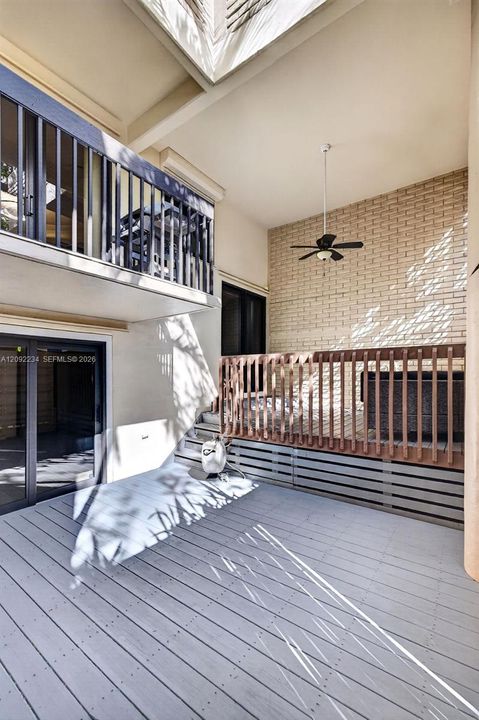 This Townhouse has a Balcony, Deck and Patio