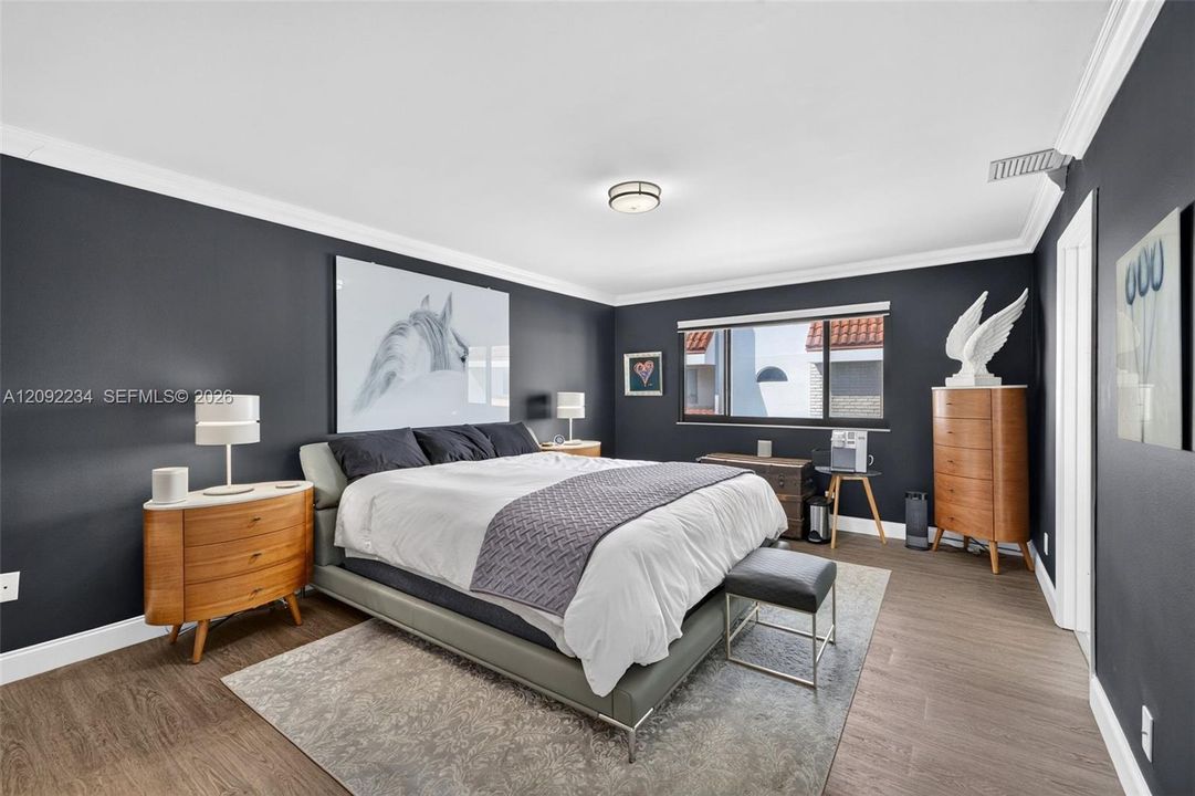 Huge Master Bedroom Could Easily Accommodate a Sitting Area