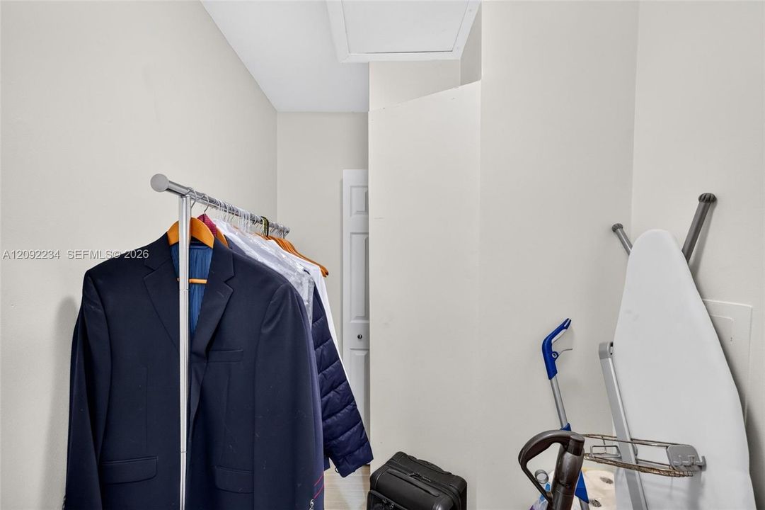 Second Storage Closet in the Master Bathroom