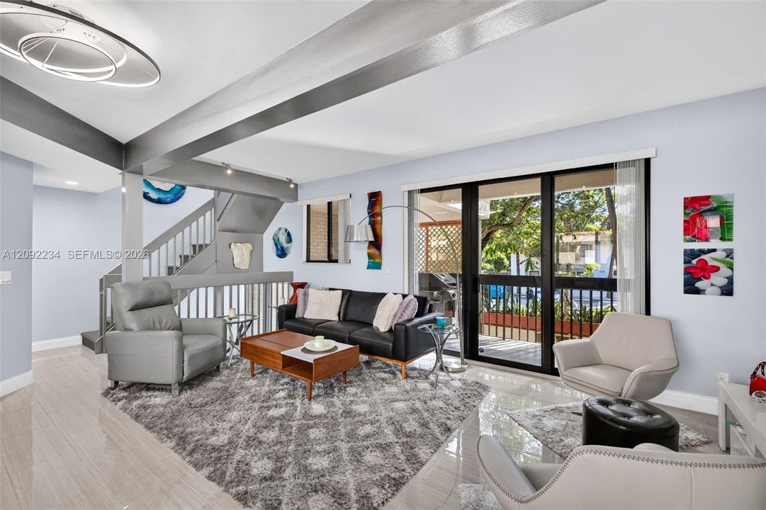 Open Floor Plan Allows for a Very Organic Flow Throughout the Townhouse