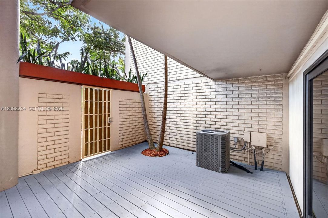 Rear Entry Door Allows Easy Access to the Surrounding Victoria Park Neighborhood