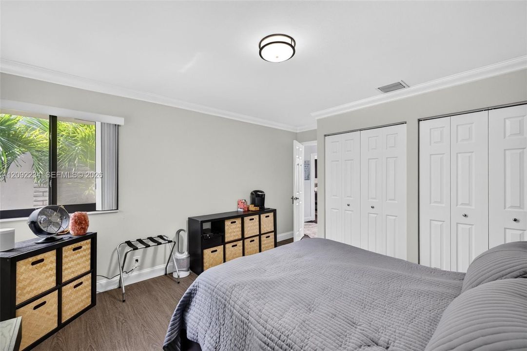 Second Bedroom has Plenty of Closet Space for Storage