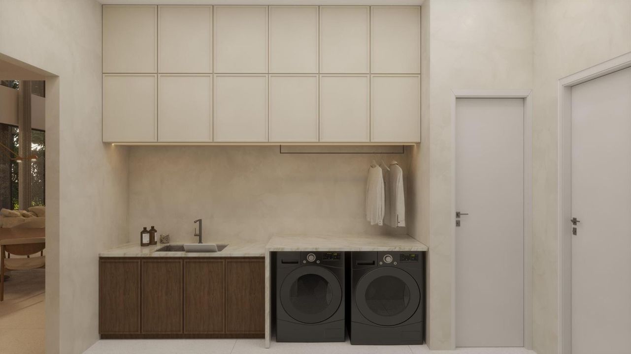 DOWNSTAIRS LAUNDRY
