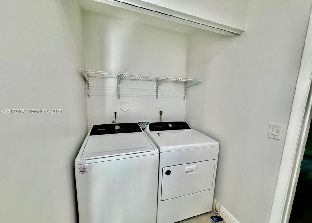 Laundry located on first floor.
