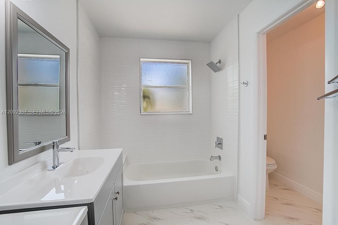 Primary Bath with Double Vanities - Tub/Shower - Separate toilet area.