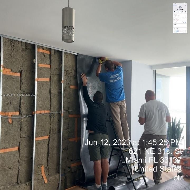 Sound Proofed common walls
