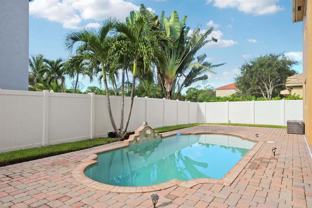 Pool view west