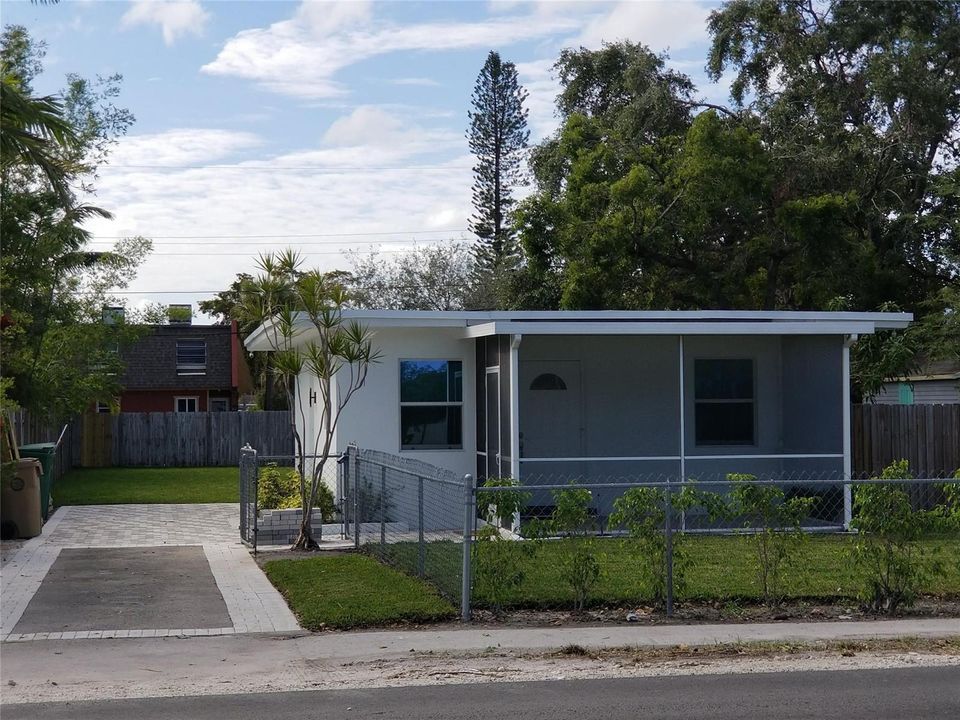 Front of Structure