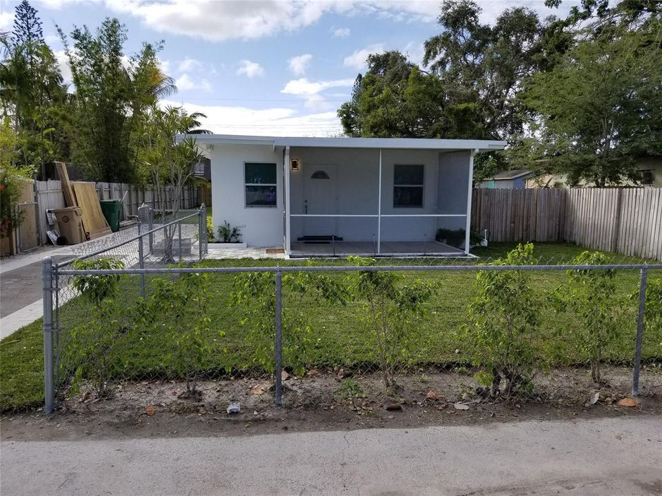 Front of Structure